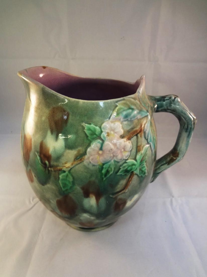 Griffin, Smith and Hall Majolica Water Pitcher (1 of 6)