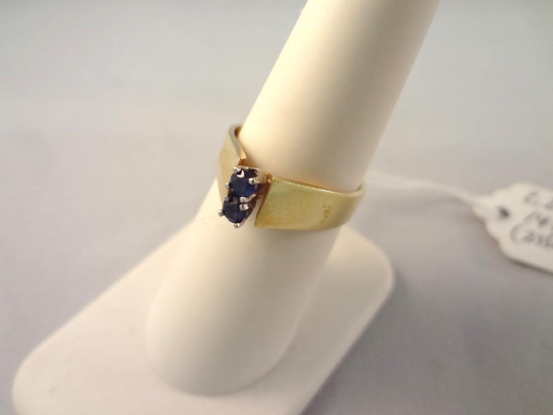 14k Yellow Gold Sapphire Ring (1 of 3)