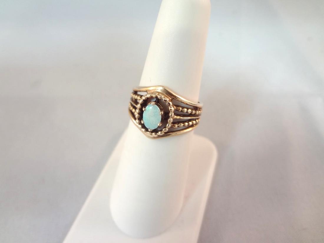 14k Gold Oval Opal Ring (1 of 3)