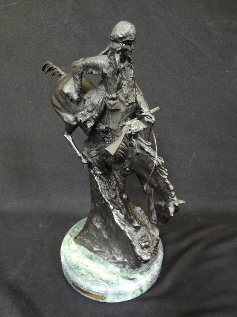 Frederic Remington Bronze "Mountain Man" 13" Tall (1 of 4)