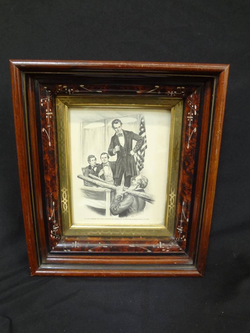 Lloyd Ostendorf Abraham Lincoln Print in Deep Well (1 of 4)