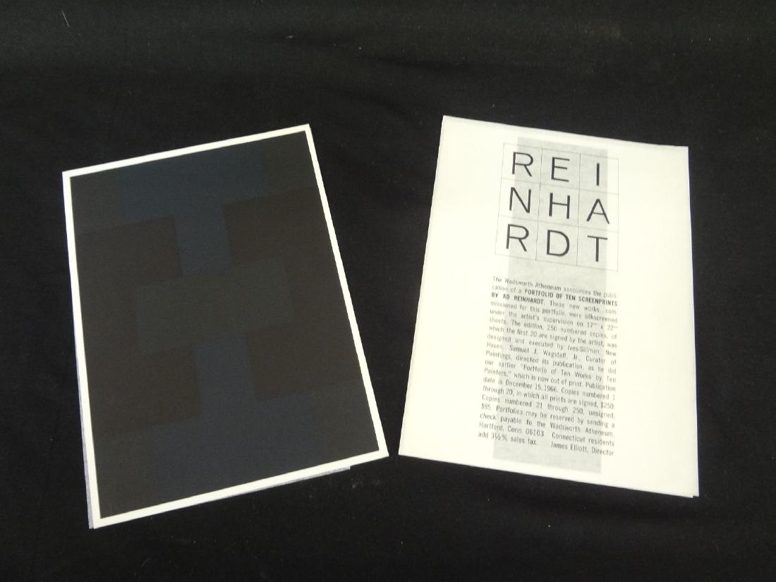 Reinhardt Portfolio Brochure Screenprint Litho Sample (1 of 3)