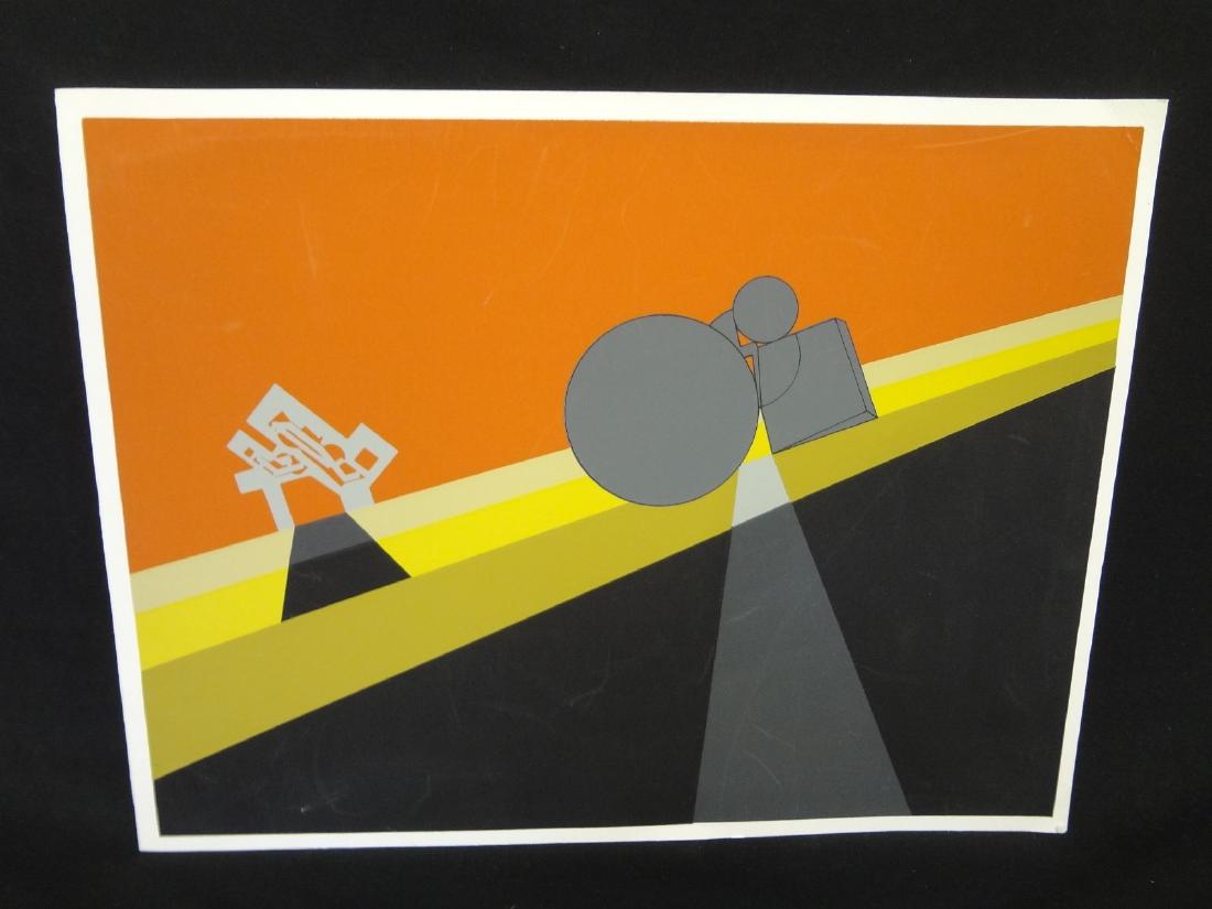 1975 Ernest Trova NYC Gallery Announcement Litho: 1975 Ernest Trova NYC Gallery Announcement Litho: From the collection of the estate of the former curator of Modern Art, Cleveland Museum of Art. Cover is 12" x 9"