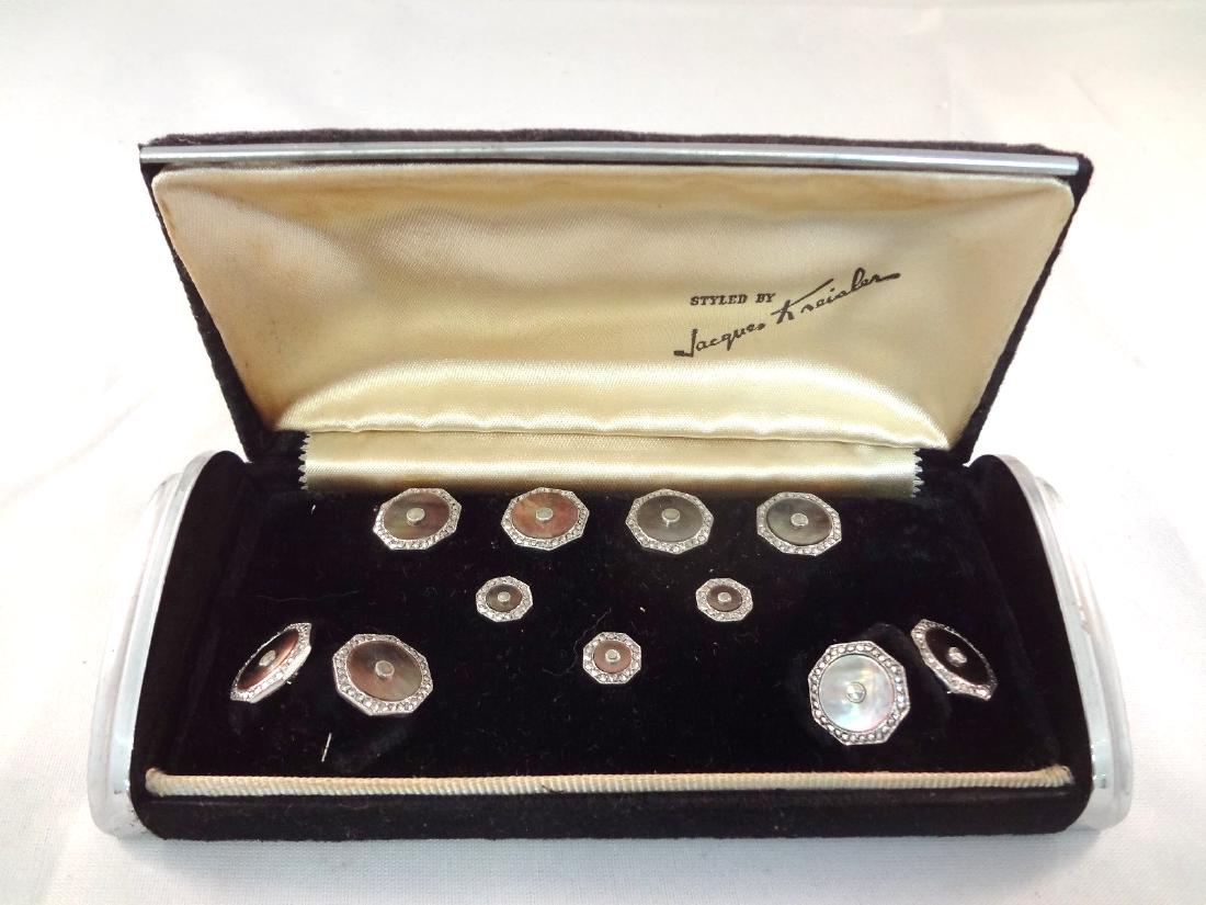 Jacques Kreisler Sterling Silver Cufflink Set (1 of 3)