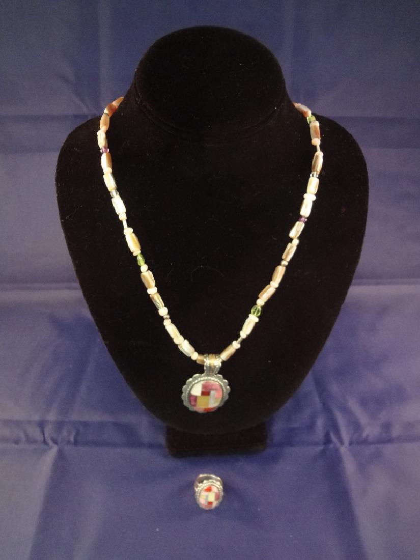 Carolyn Pollack Sterling Silver Necklace, Pendant and (1 of 5)