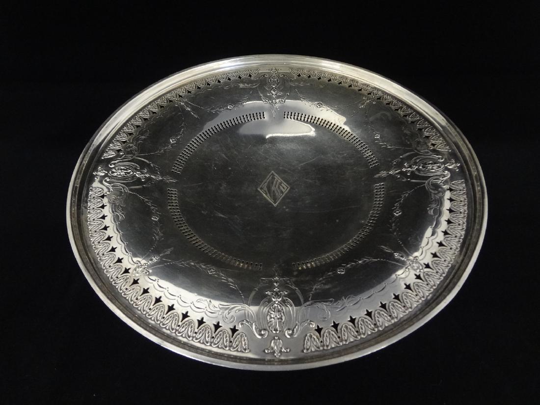 Towle Sterling Silver Reticulated Footed Serving Tray (1 of 4)