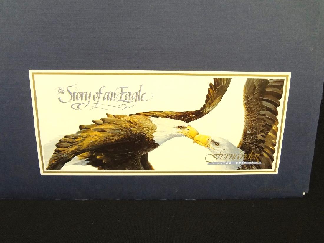 Mario Fernandez Lithograph "The Story of the Eagle" (1 of 3)