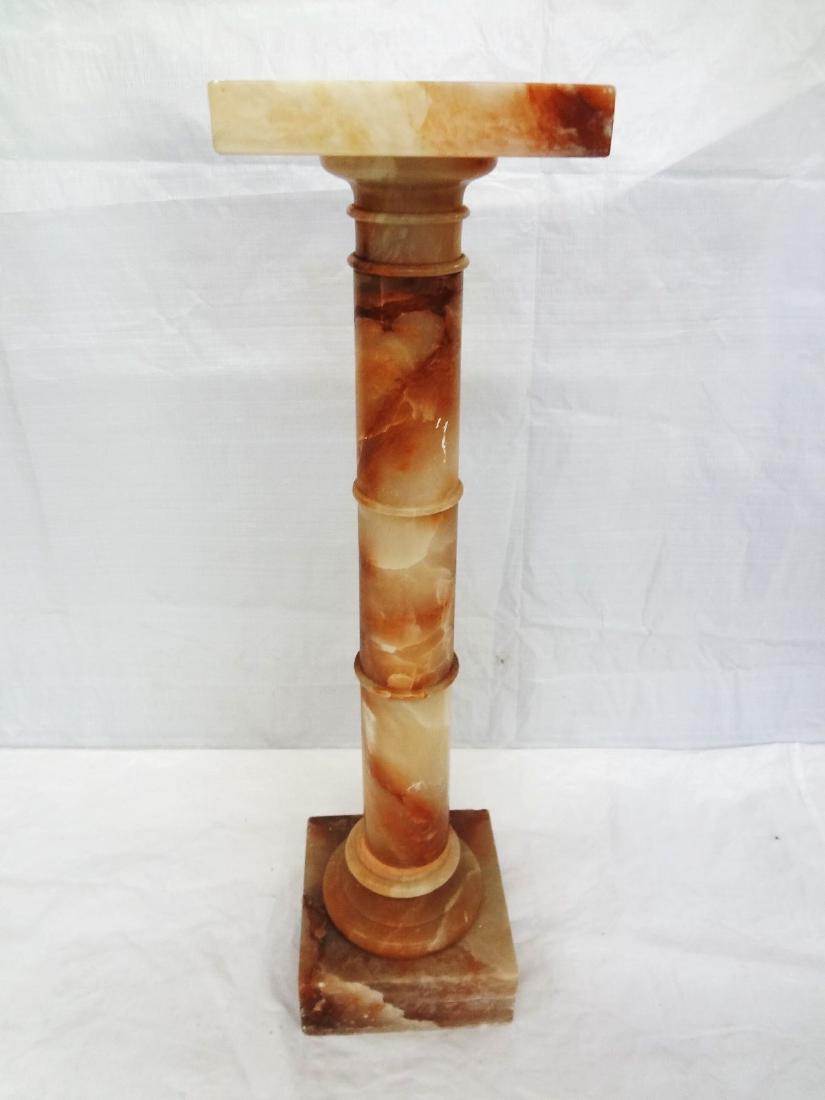 Solid Carrara Marble Plant Stand (1 of 6)