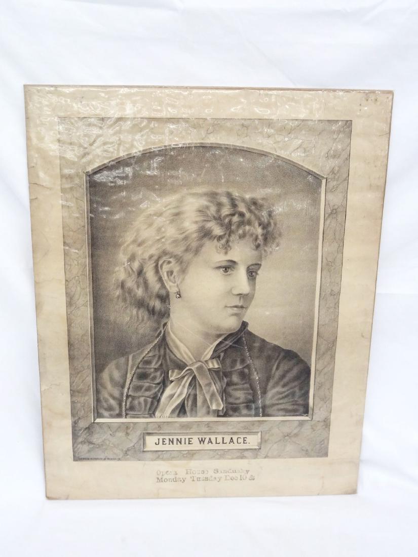 American Oleograph Lithograph Opera Poster Jennie (1 of 4)