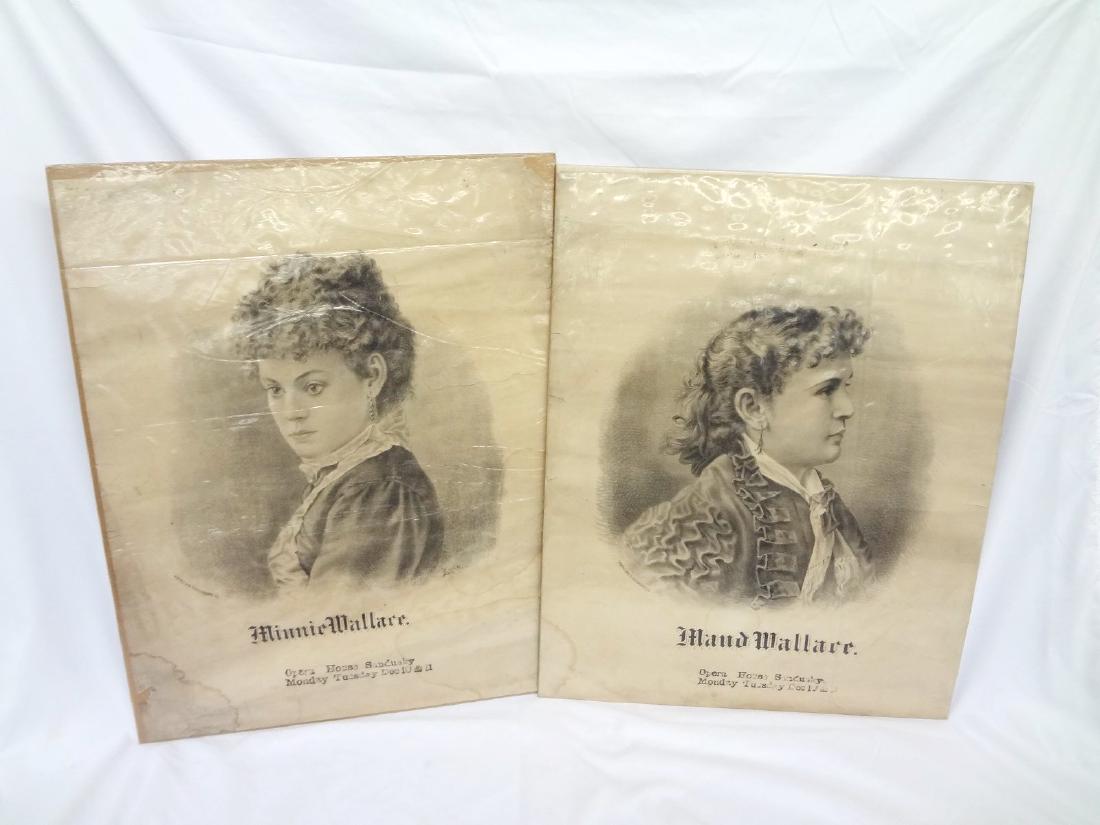 American Oleograph Lithograph Opera Posters Maud & (1 of 5)