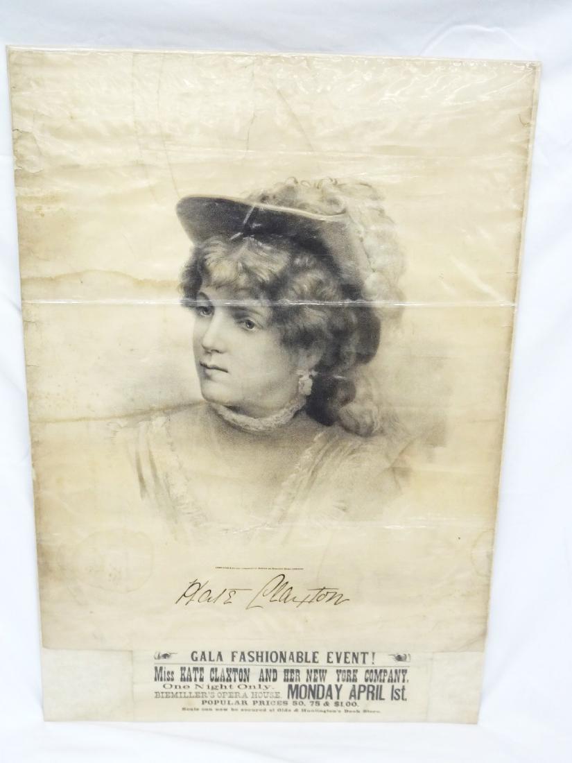 Armstrong and Company Lithograph Opera Poster of Kate (1 of 3)