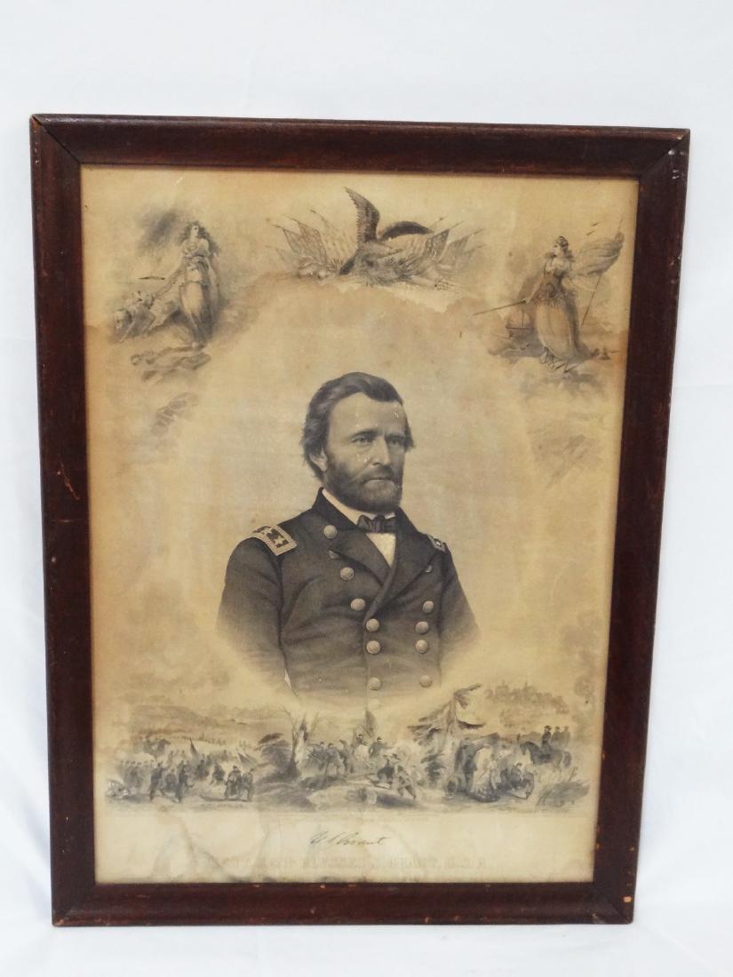 Ulysses S. Grant J.C. Buttre Lithograph Border Design (1 of 6)