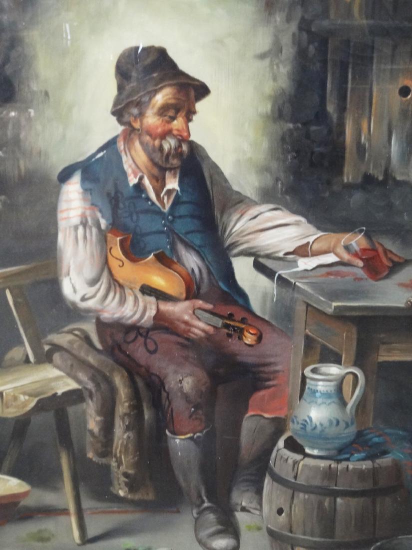 Original Oil Painting on Canvas Unknown Signed Lower (1 of 4)