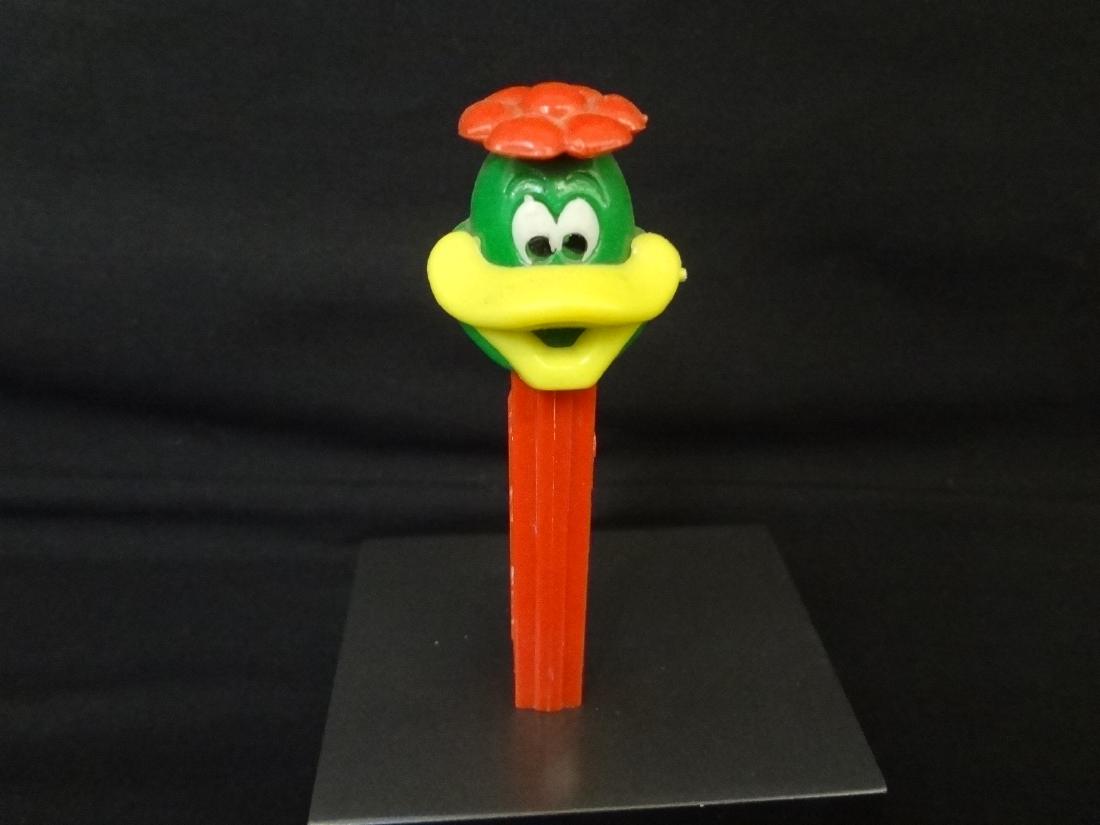 Pez Dispenser Duck with Flower No Feet 1952 Made in (1 of 3)