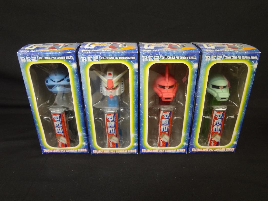 Pez Dispensers Gundam Set of Four Original Boxes (1 of 4)