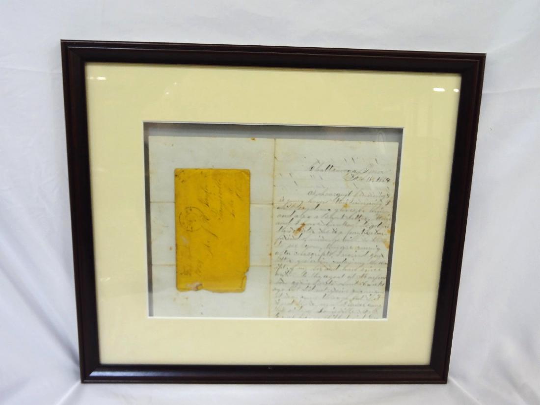 Civil War Letter James H. Taylor to Father with (1 of 5)