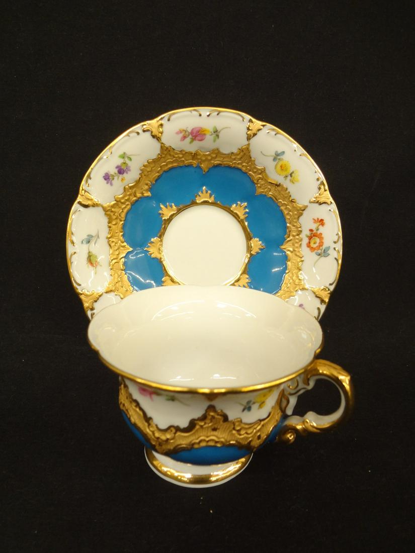 Meissen Tea Cup and Saucer B1546 (1 of 5)
