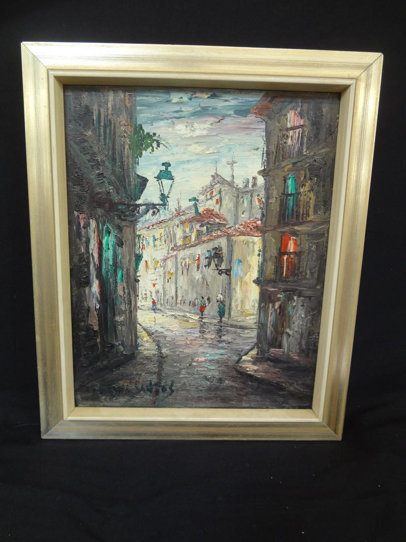 Fermin Santos (Spain 1909-1997) Original Oil Painting (1 of 4)
