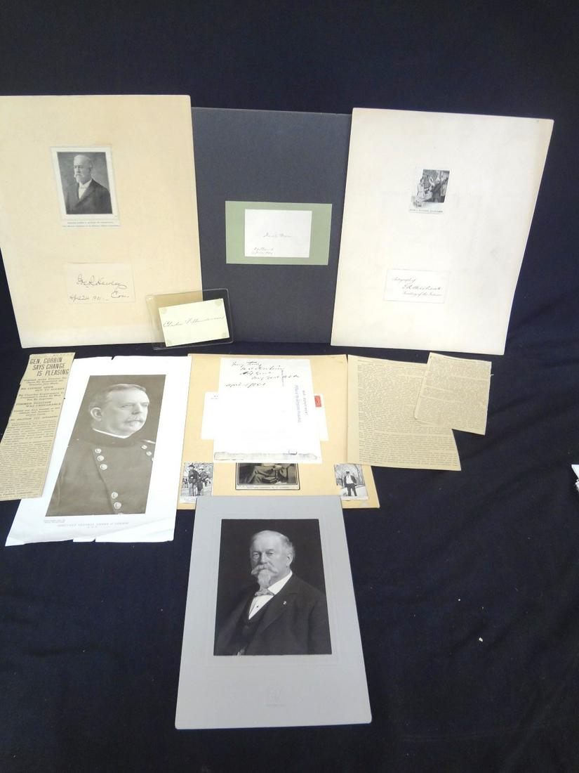 (5) Civil War General Autographs/Cut Signatures (1 of 9)