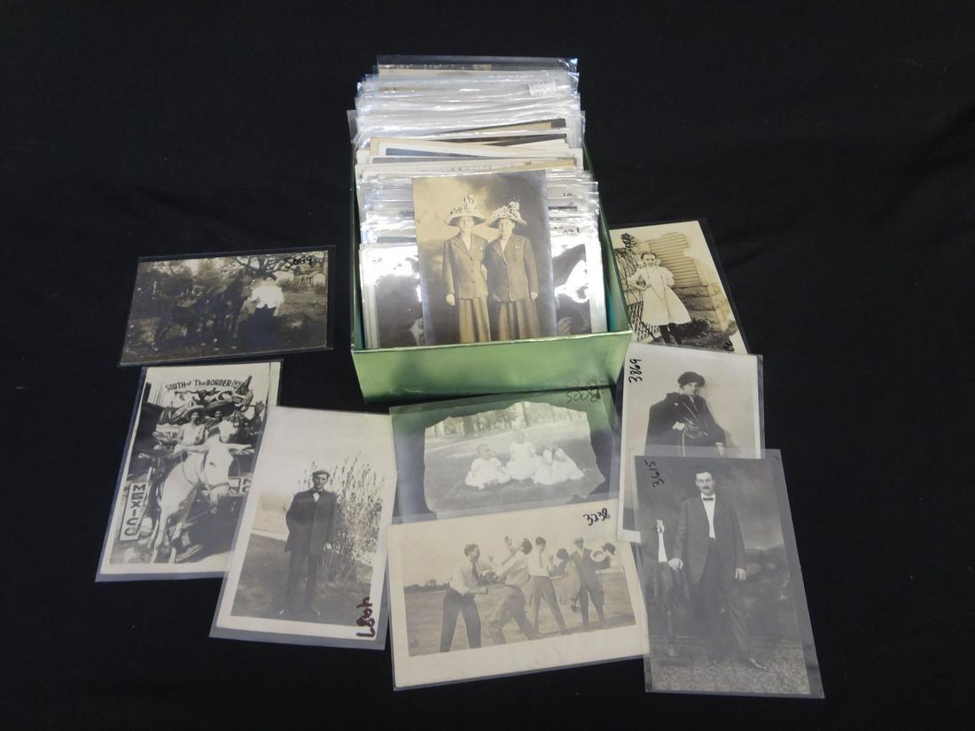 (250) Real Photo Postcards Portraits, Families (1 of 4)