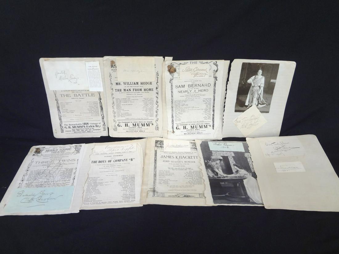 Group of (10) Early Stage Actors and Actresses Cut (1 of 5)