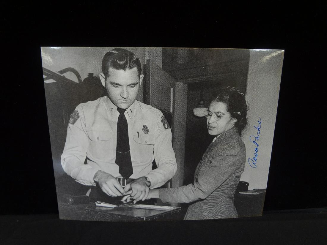 Rosa Parks Autographed 8 x 10 Black and White (1 of 2)