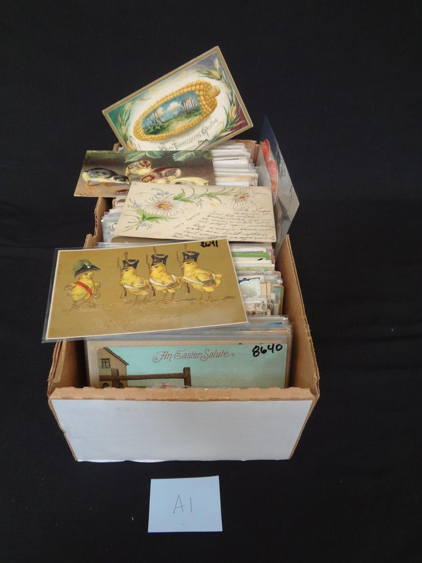 800 Postcards: Greetings, Holiday Turn of the Century (1 of 3)