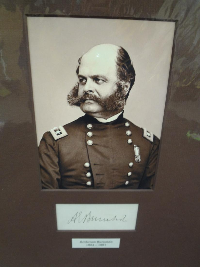 Ambrose Burnside Civil War General US Army Cut (1 of 2)