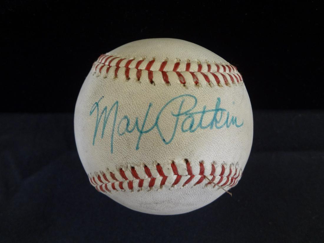 Max Patkin Single Signed Wilson Official Midwest League (1 of 2)