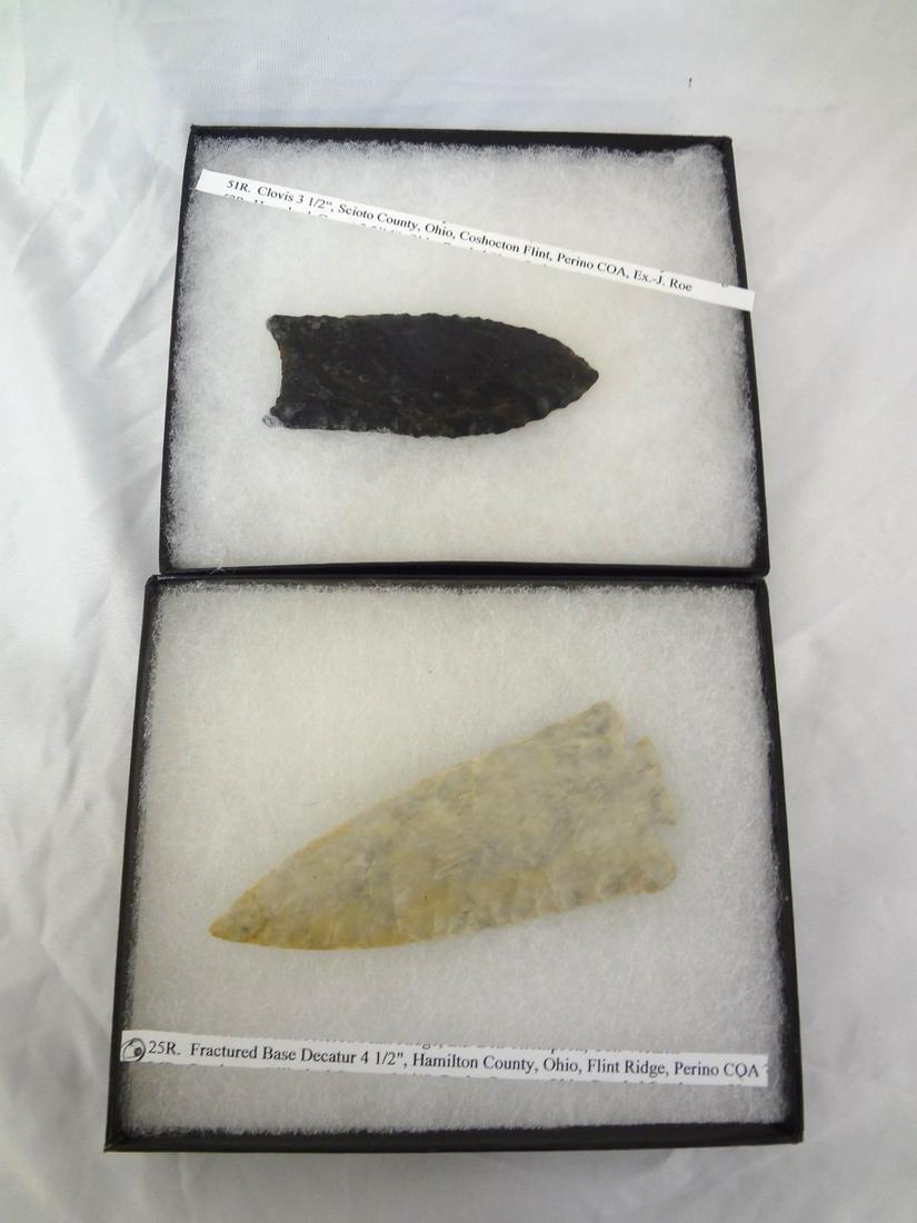 Clovis Coshocton Flint, and Fractured Base Decatur (1 of 4)
