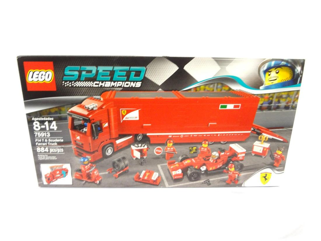 LEGO Collector Set #75913 Speed Champions F14 T &: LEGO Collector Set #75913 Speed Champions F14 T & Scuderia Ferrari Truck New and Unopened: Incredible LEGO collector set. All of the LEGO sets in the auction are from a single home, high end collector