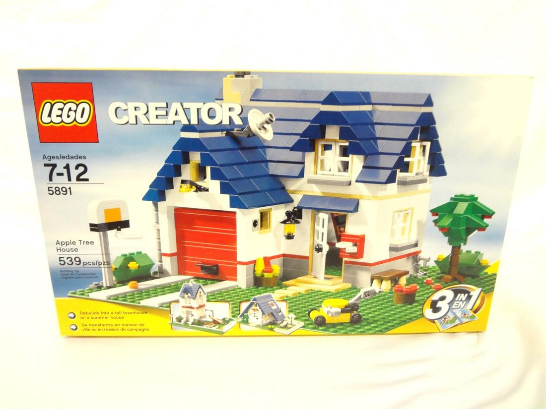 LEGO Collector Set #5891 Apple Tree House New and: LEGO Collector Set #5891 Apple Tree House New and Unopened: Incredible LEGO collector set. All of the LEGO sets in the auction are from a single home, high end collector of LEGO's. These are all unope