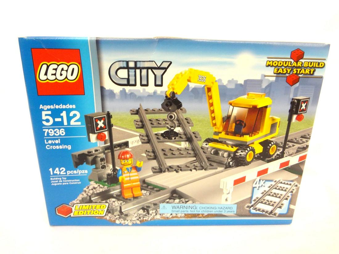 LEGO Collector Set #7936 Level Crossing New and: LEGO Collector Set #7936 Level Crossing New and Unopened: Incredible LEGO collector set. All of the LEGO sets in the auction are from a single home, high end collector of LEGO's. These are all unopene
