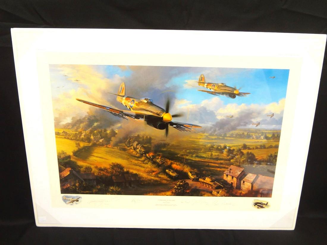 Nicholas Trudgian Lithograph "Typhoons at Falaise" (1 of 3)