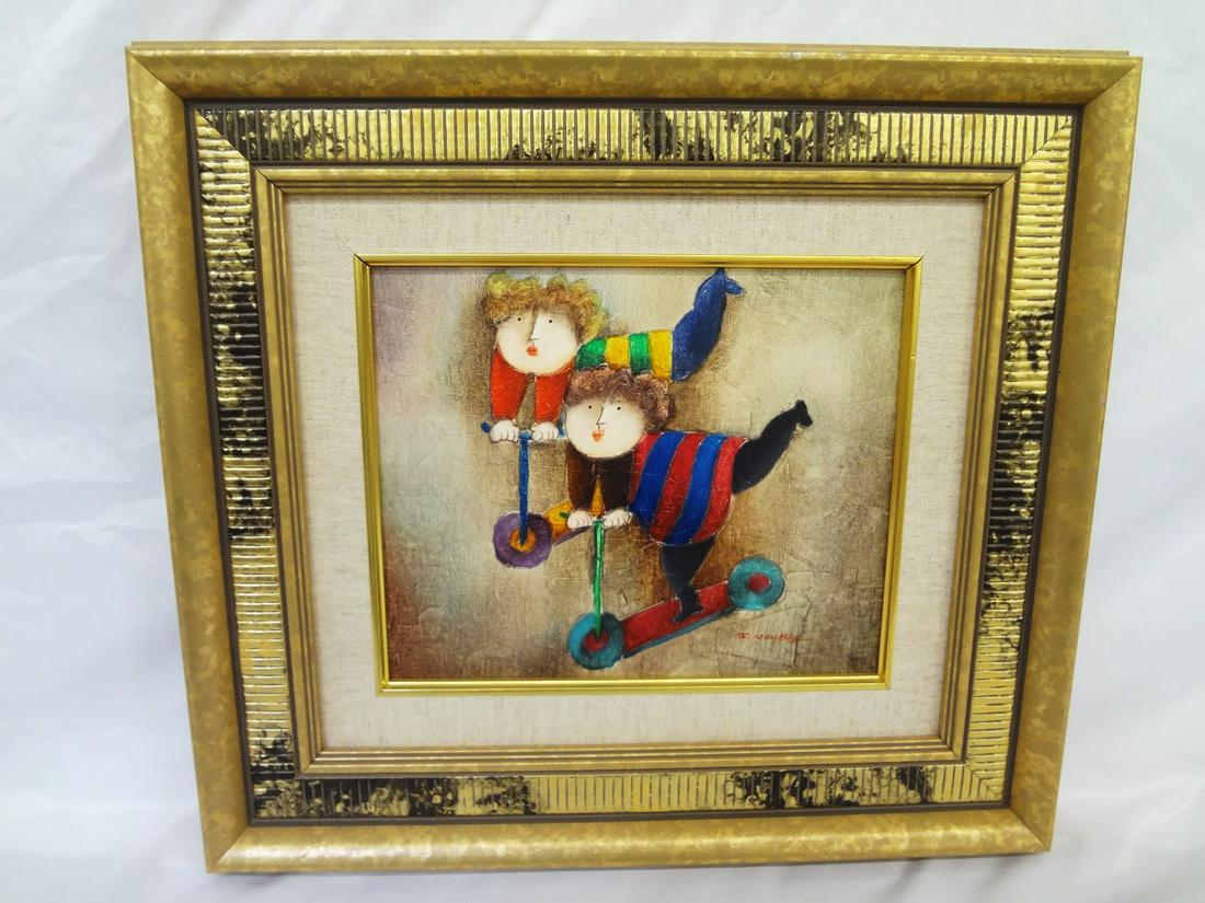 Joyce Roybal (American 1955-) Oil Painting (1 of 5)