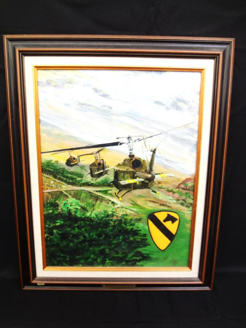 David Lewis Original Oil Painting Vietnam "The First (1 of 5)
