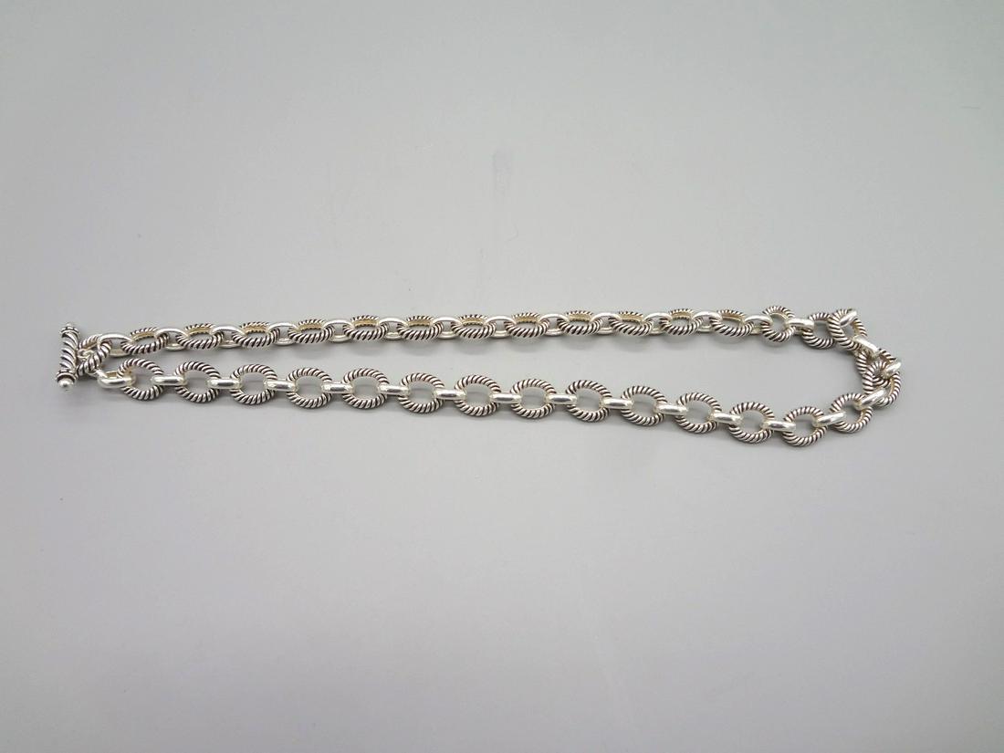 Heavy Link Sterling Silver Necklace (1 of 2)