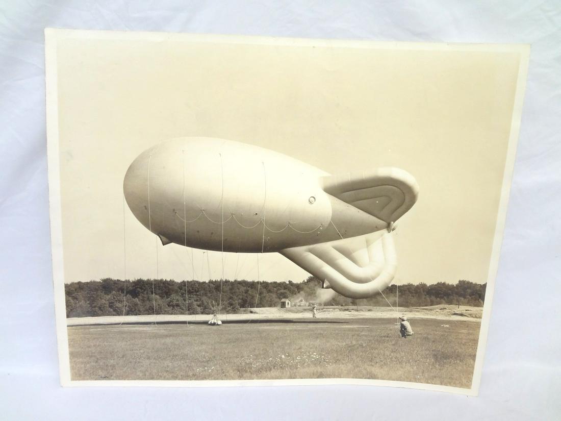 Vintage Rare Blimp Photo 20" x 16"  marked B42060504 on (1 of 5)