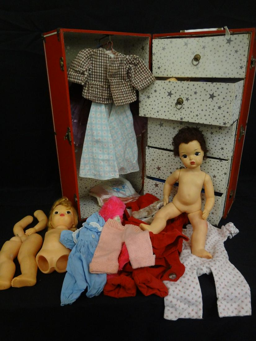Terri Lee Dolls and Clothes, Accessories in Trunk (1 of 10)