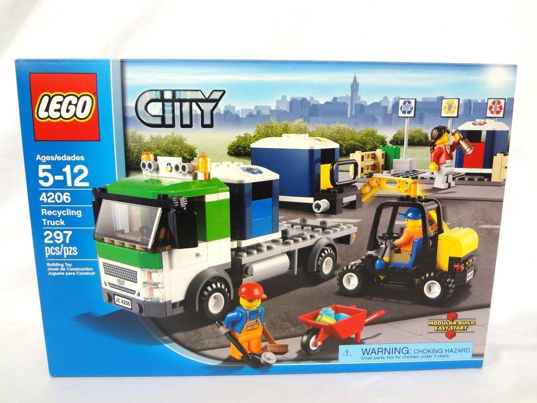 LEGO Collector Set #4206 City Recycling Truck New and (1 of 3)