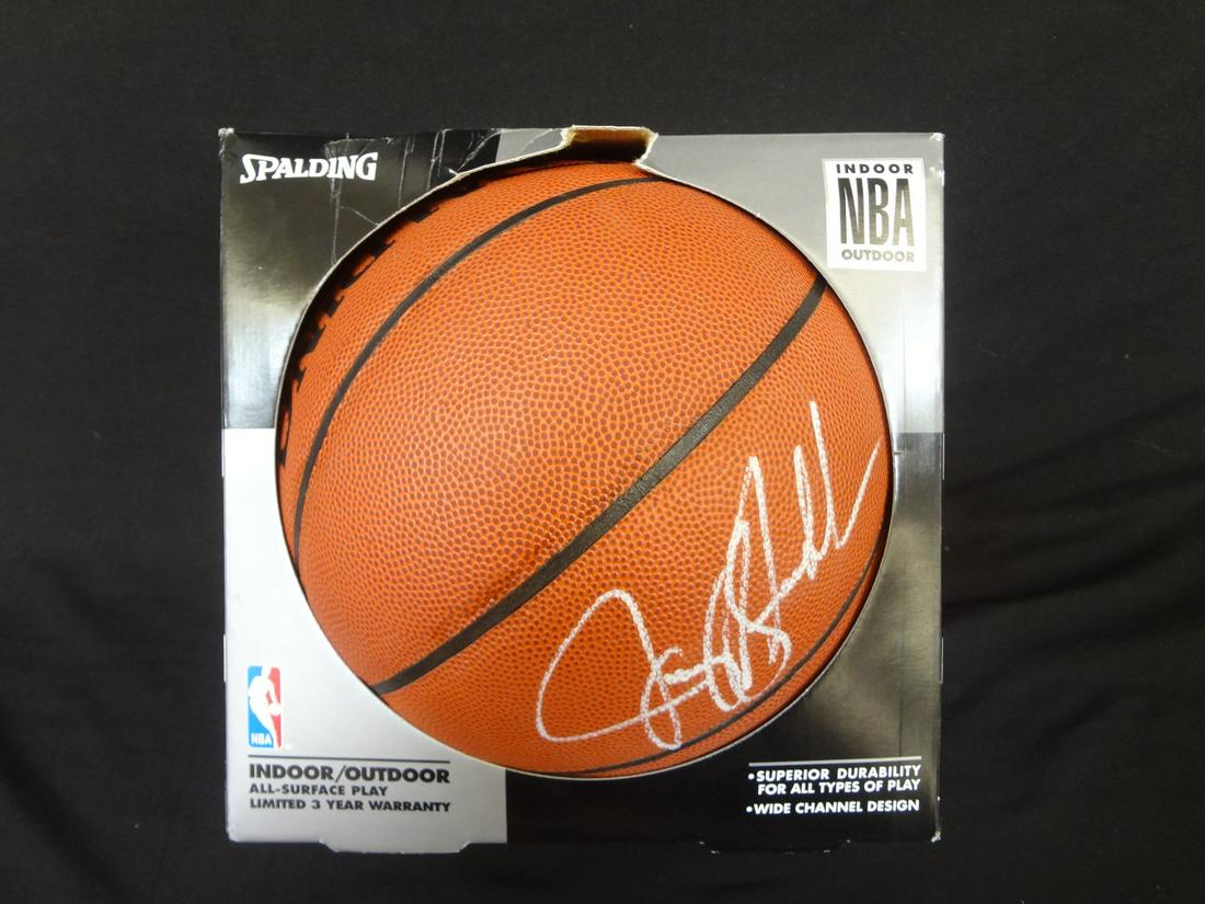 Jerry Stackhouse Autographed Spalding Basketball (1 of 2)