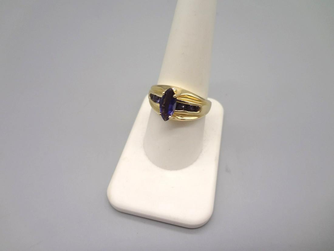 14k Gold Tanzanite Marquis Ring (1 of 4)