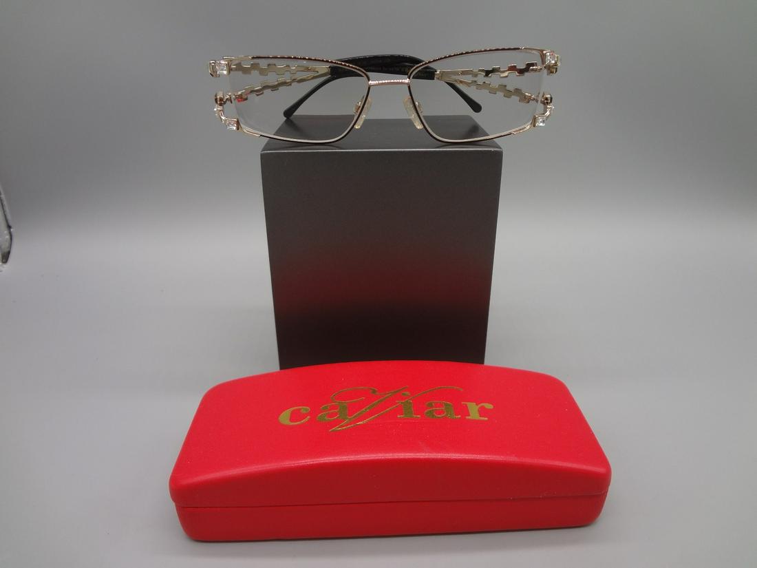 Caviar Champagne Series Prescription Glasses: Caviar Champagne Series Prescription Glasses: M5583, prescription 54-16-128, with original case