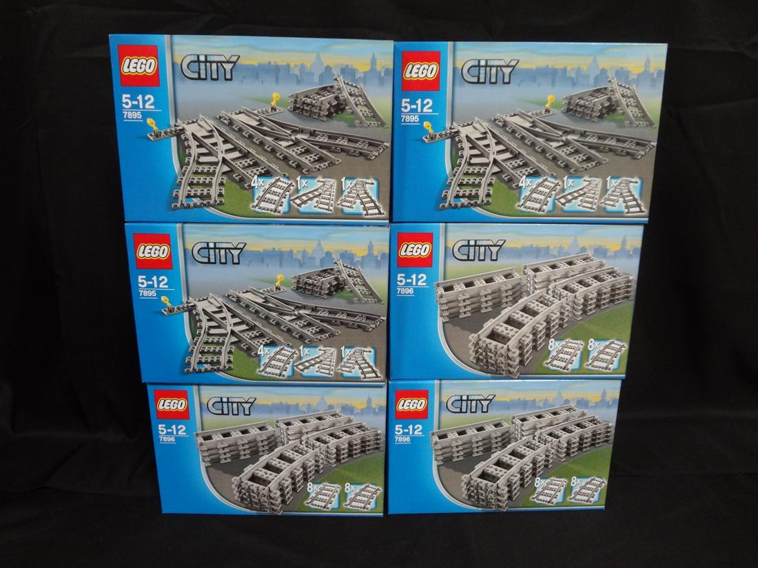 (6) Unopened LEGO City Track (1 of 2)