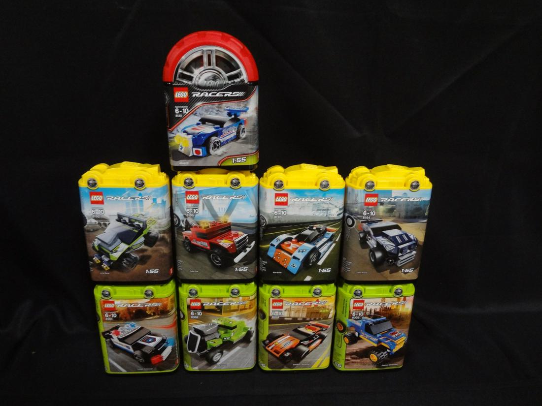 (9) Unopened LEGO Racers (1 of 4)