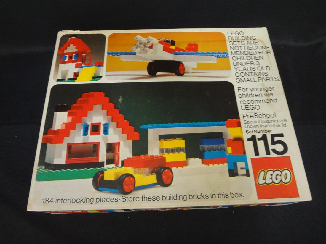 LEGO Set #115 In Original Box Opened (1 of 2)