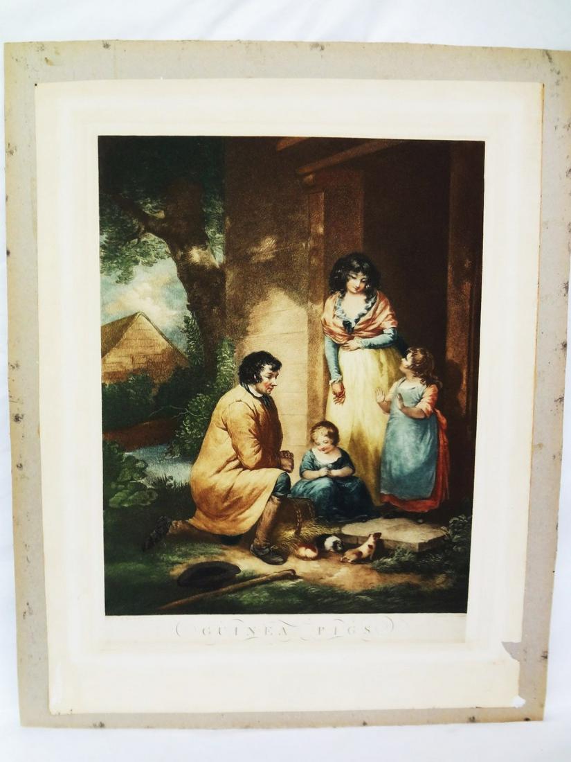 Thomas Gaugain (British 1756-1810) Stipple Engraving (1 of 7)