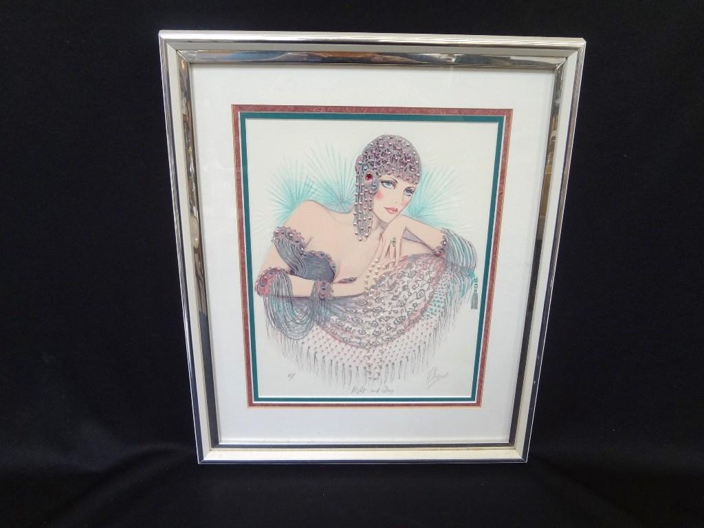 Mary Vickers Artist Proof "Night and Day" Matted/Framed (1 of 4)