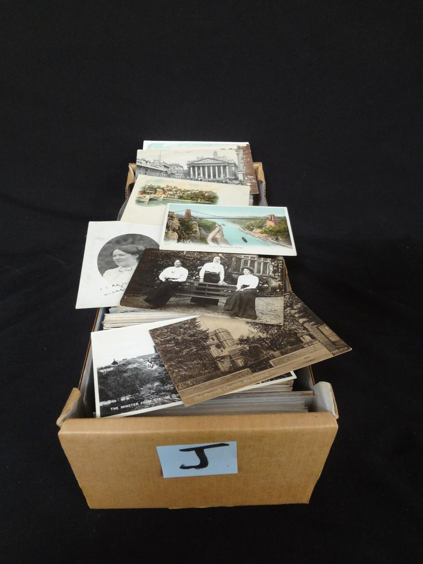 800 Postcard Lot: Mostly Great Britain and England (1 of 3)