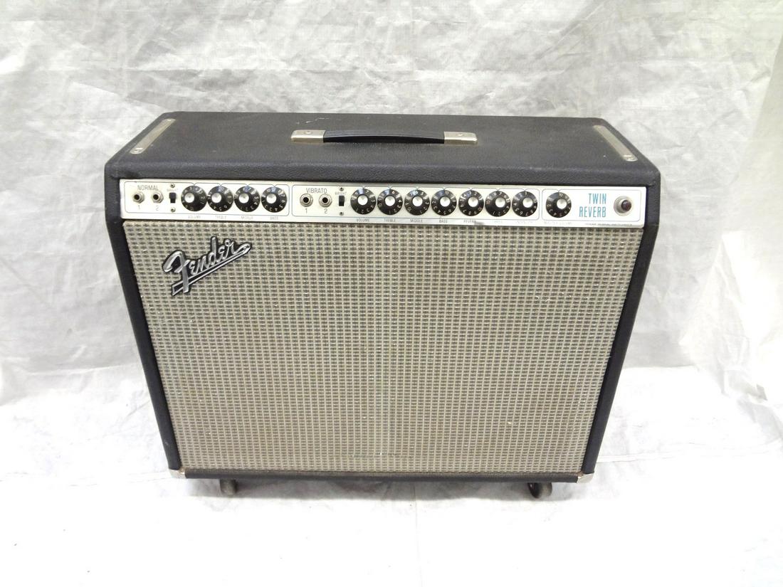 1970’s Fender Twin Reverb Silverface Guitar Amp (1 of 10)